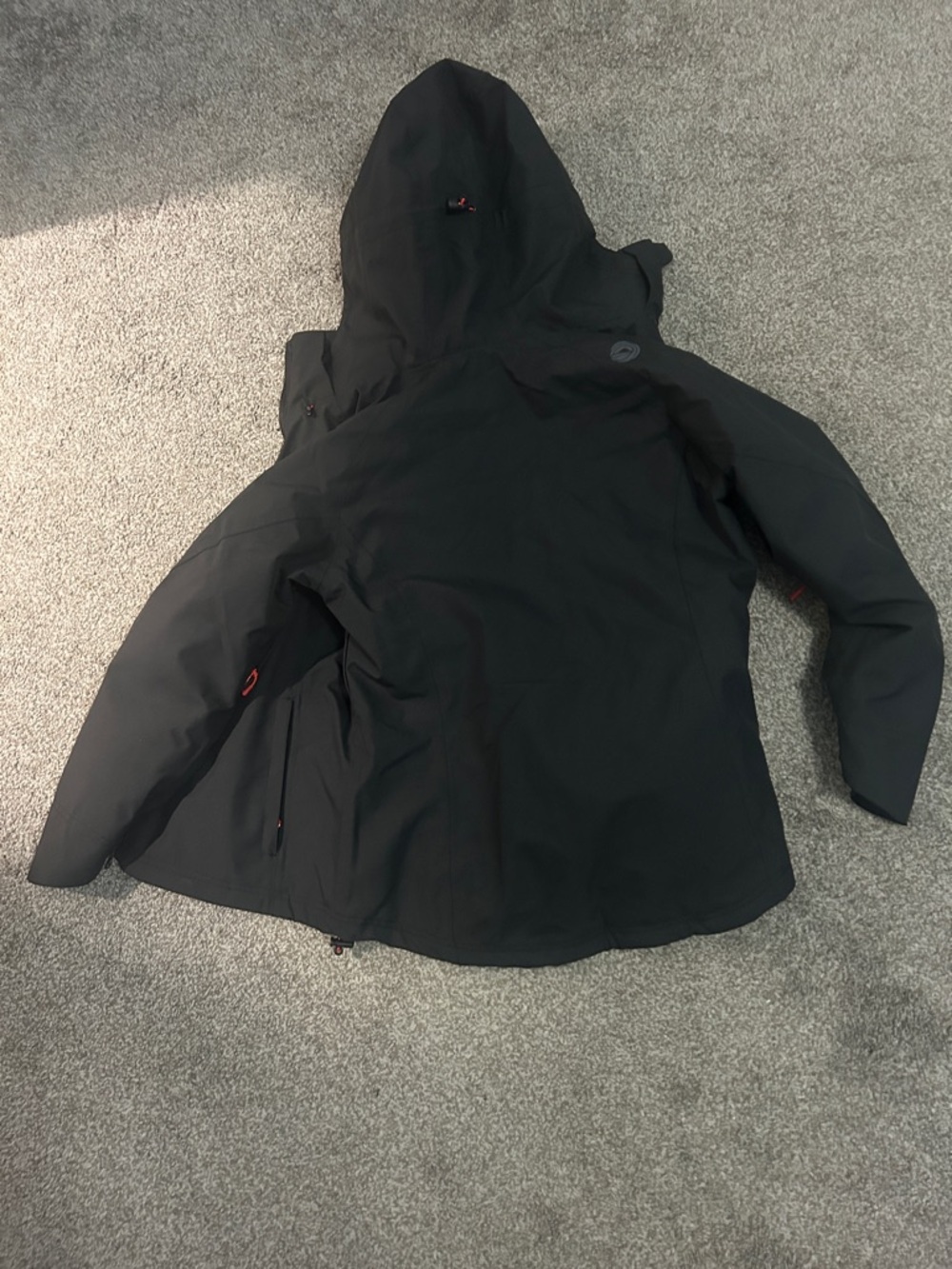 Ski coat-black/red - Picture 4 of 4